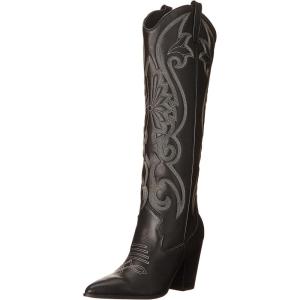 imageSteve Madden Womens Lasso Western BootBlack Leather
