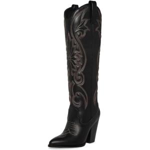 imageSteve Madden Womens Lasso Western BootBlack Multi