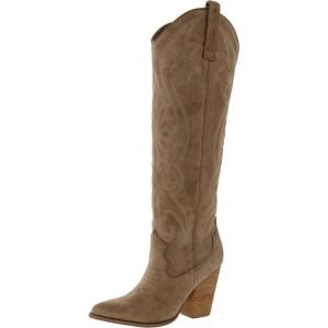 imageSteve Madden Womens Lasso Western BootChestnut Suede