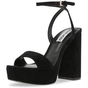 imageSteve Madden Womens Lessa Platform SandalBlack Suede