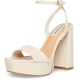 imageSteve Madden Womens Lessa Platform SandalBone Patent