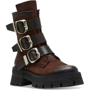 imageSteve Madden Womens Roland Motorcycle BootBrown Leather