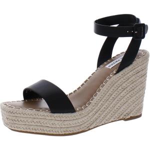 imageSteve Madden Womens Upstage Wedge SandalBlack Leather