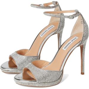 imageSteve Madden Womens Wiley Heeled SandalSilver