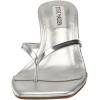 imageSteve Madden Womens Allies Heeled SandalSilver Leather