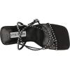 imageSteve Madden Womens Annie Heeled SandalBlack Rhinestone