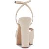 imageSteve Madden Womens Assured Heeled SandalBone Leather