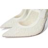 imageSteve Madden Womens Bri PumpWhite Lace Pearl