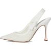 imageSteve Madden Womens Bri PumpWhite Lace Pearl