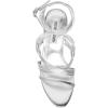 imageSteve Madden Womens Lele Heeled SandalSilver Leather