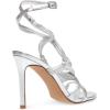 imageSteve Madden Womens Lele Heeled SandalSilver Leather