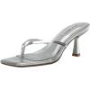 imageSteve Madden Womens Allies Heeled SandalSilver Leather