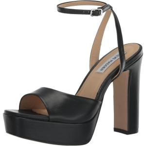 imageSteve Madden Womens Assured Heeled SandalBlack Leather