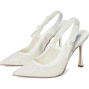 imageSteve Madden Womens Bri PumpWhite Lace Pearl