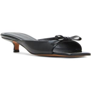 imageSteve Madden Womens Meme Heeled SandalBlack Leather