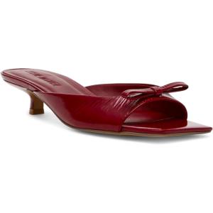 imageSteve Madden Womens Meme Heeled SandalRed Leather