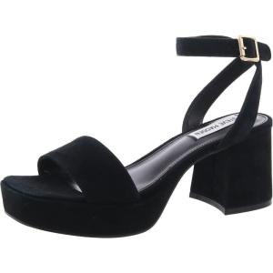 imageSteve Madden Womens Mercerr Heeled SandalBlack Suede