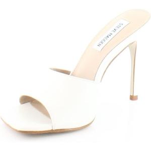 imageSteve Madden Womens Signal Heeled SandalWhite Leather