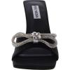 imageSteve Madden Womens Embellish Heeled SandalBlack Satin