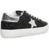 imageSteve Madden Womens Starling SneakerBlackSilver