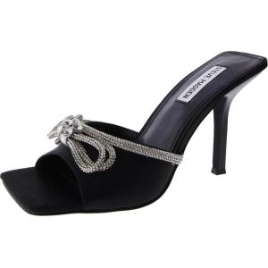 imageSteve Madden Womens Embellish Heeled SandalBlack Satin