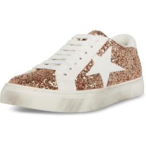 imageSteve Madden Womens Rezume SneakerRose Gold Glitter