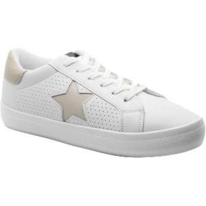 imageSteve Madden Womens Starling SneakerLight TaupeWhite