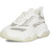 imageSteve Madden Womens Possession Platform SneakerWhite Rhinestone