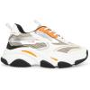 imageSteve Madden Womens Possession Platform SneakerWhiteGreyOrange