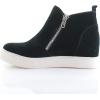 imageSteve Madden Womens Wedgie SneakerBlack Leather