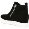 imageSteve Madden Womens Wedgie SneakerBlack Suede