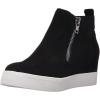 imageSteve Madden Womens Wedgie SneakerBlack Suede