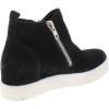 imageSteve Madden Womens Wedgie SneakerBlack Suede Perf