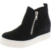 imageSteve Madden Womens Wedgie SneakerBlack Suede Perf
