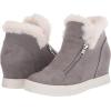 imageSteve Madden Womens Wedgie SneakerGrey Suede Fur