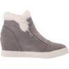 imageSteve Madden Womens Wedgie SneakerGrey Suede Fur
