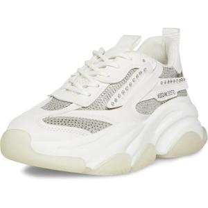 imageSteve Madden Womens Possession Platform SneakerWhite Rhinestone
