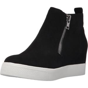 imageSteve Madden Womens Wedgie SneakerBlack Suede