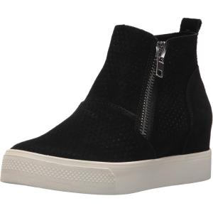 imageSteve Madden Womens Wedgie SneakerBlack Suede Perf