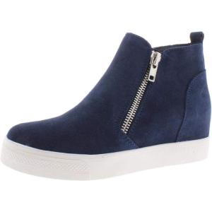 imageSteve Madden Womens Wedgie SneakerNavy Suede