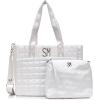 imageSteve Madden Blivia Quilted Nylon ToteCement Grey