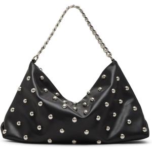 imageSteve Madden Randyy Soft Shoulder Bag with Dome Studs Black