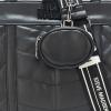 imageSteve Madden Belia Chevron Quilted SatchelBlack