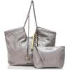 imageSteve Madden Bkenz Patent Quilted ToteGravity Grey