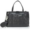 imageSteve Madden Belia Chevron Quilted SatchelBlack