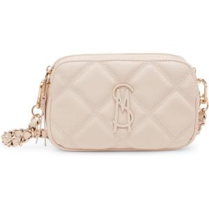 imageSteve Madden Bdaisy Quilted Double Zip Crossbody Ivory