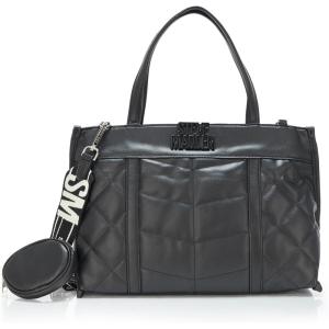 imageSteve Madden Belia Chevron Quilted SatchelBlack