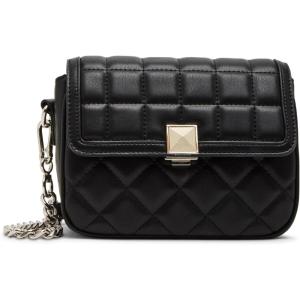 imageSteve Madden Carla Mixed Quilt Flap CrossbodyBlack