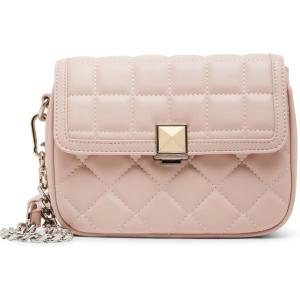imageSteve Madden Carla Mixed Quilt Flap CrossbodyLight Pink