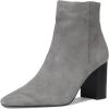 imageSteve Madden Womens Aidan Ankle BootGrey Suede